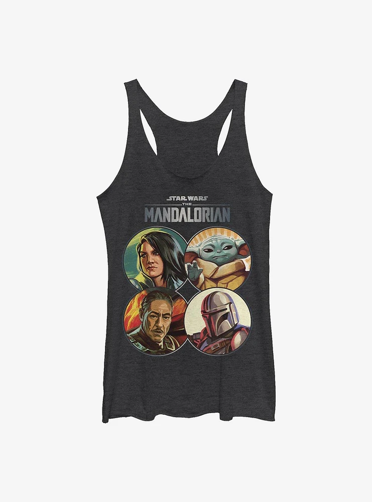 Star Wars The Mandalorian Main Crew Coins Girls Tank