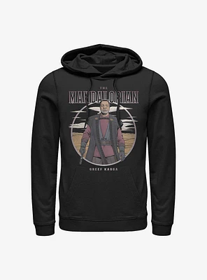 Star Wars The Mandalorian Greef Karga Portrait Hoodie