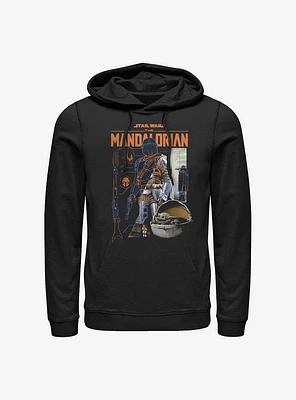 Star Wars The Mandalorian Mando Components Hoodie