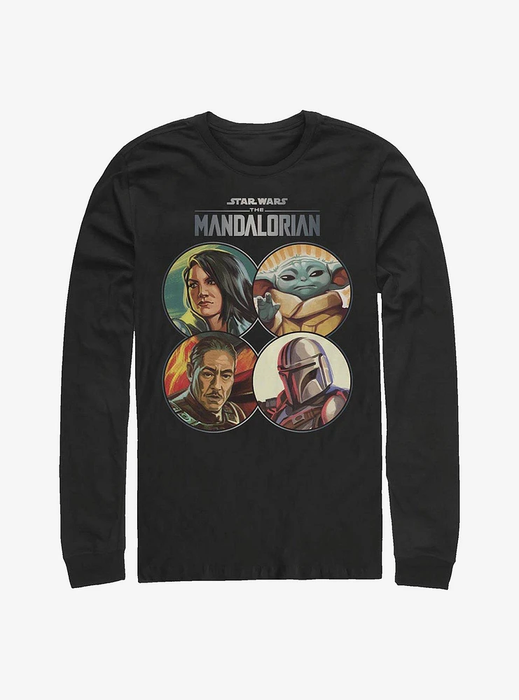 Star Wars The Mandalorian Main Crew Coins Long-Sleeve T-Shirt