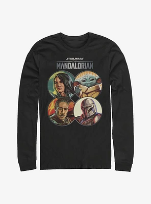 Star Wars The Mandalorian Main Crew Coins Long-Sleeve T-Shirt