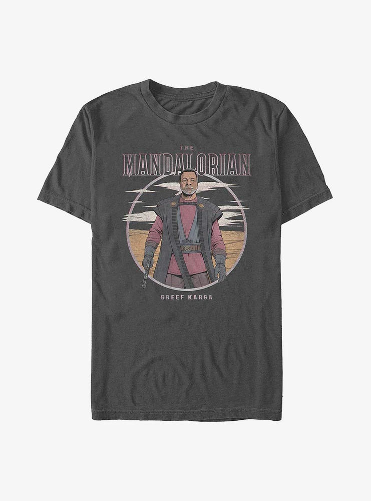 Star Wars The Mandalorian Greef Karga Portrait T-Shirt