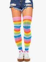 Acrylic Neon Rainbow Thigh Highs