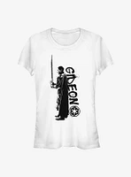 Star Wars The Mandalorian Gideon Splatter Girls T-Shirt