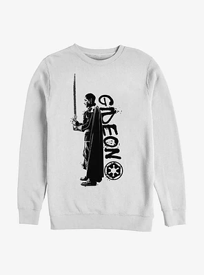 Star Wars The Mandalorian Gideon Splatter Crew Sweatshirt