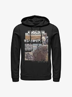 Star Wars The Mandalorian Mando Comic Hoodie