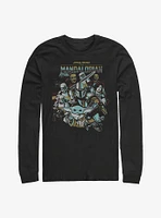 Star Wars The Mandalorian Main Characters Long-Sleeve T-Shirt