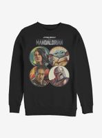 Star Wars The Mandalorian Character Coins Sweatshirt