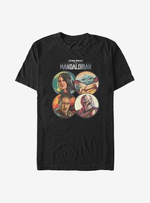 Star Wars The Mandalorian Character Coins T-Shirt