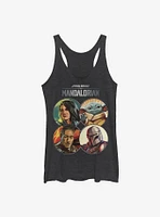 Star Wars The Mandalorian Character Coins Womens Tank Top
