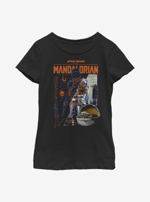 Star Wars The Mandalorian Specs Youth Girls T-Shirt