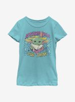 Star Wars The Mandalorian Child Stronger Than You Think Youth Girls T-Shirt