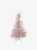 Pre-Lit And Multi-Color Lights Glisten Pine Tree