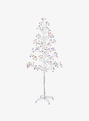 White Birch With Multi-Color 8-Function Lights Five Ft Twig Tree