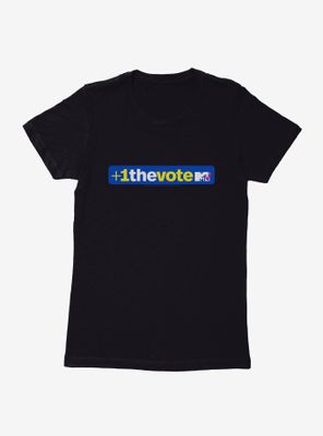 MTV Plus1thevote Logo Womens T-Shirt