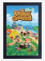 Animal Crossing: New Horizons Pathway Framed Wood Wall Art
