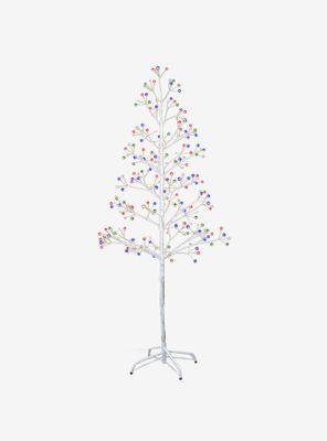 White Birch With Multi-Color 8-Function Lights Five Ft Twig Tree