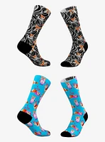 Exotic Corgi And Blue Corgi Socks 2 Pair