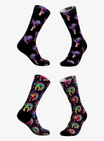 Rainbow Flag And Confetti Pride Socks 2 Pair