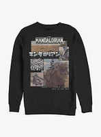 Star Wars The Mandalorian Comic Japanese Text Sweatshirt