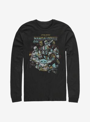 Star Wars The Mandalorian Works Long-Sleeve T-Shirt