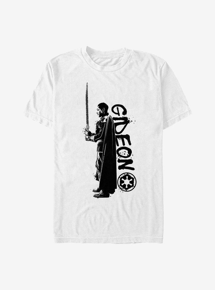 Star Wars The Mandalorian Gideon Splatter T-Shirt