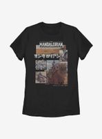 Star Wars The Mandalorian Comic Japanese Text Womens T-Shirt