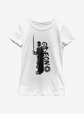 Star Wars The Mandalorian Gideon Splatter Youth Girls T-Shirt