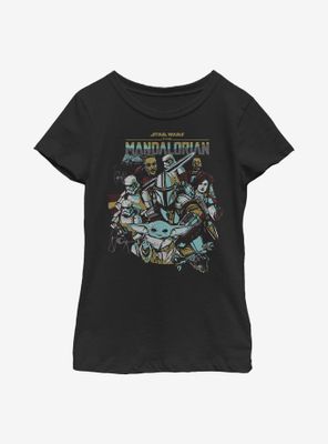 Star Wars The Mandalorian Works Youth Girls T-Shirt