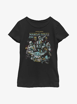 Star Wars The Mandalorian Works Youth Girls T-Shirt