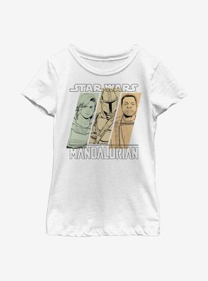 Star Wars The Mandalorian Mando Team Youth Girls T-Shirt