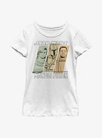 Star Wars The Mandalorian Mando Team Youth Girls T-Shirt