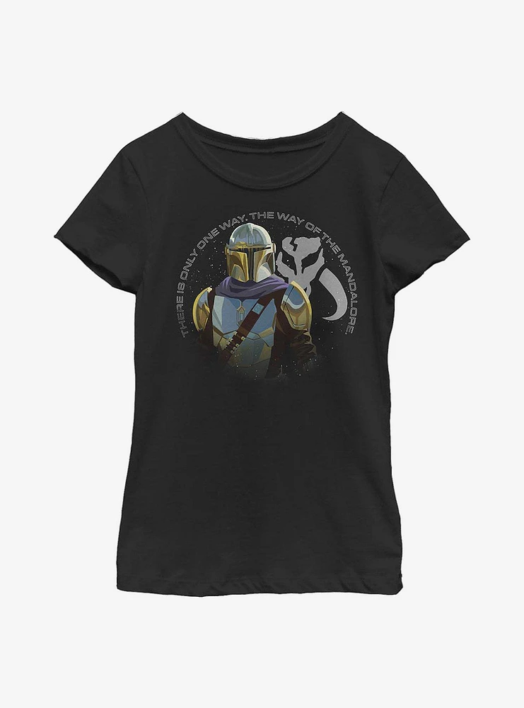 Star Wars The Mandalorian Mandalore Way Youth Girls T-Shirt