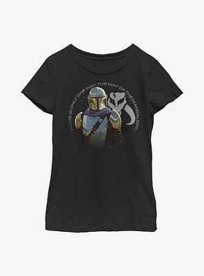 Star Wars The Mandalorian Mandalore Way Youth Girls T-Shirt