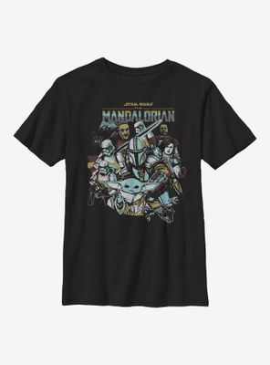 Star Wars The Mandalorian Works Youth T-Shirt