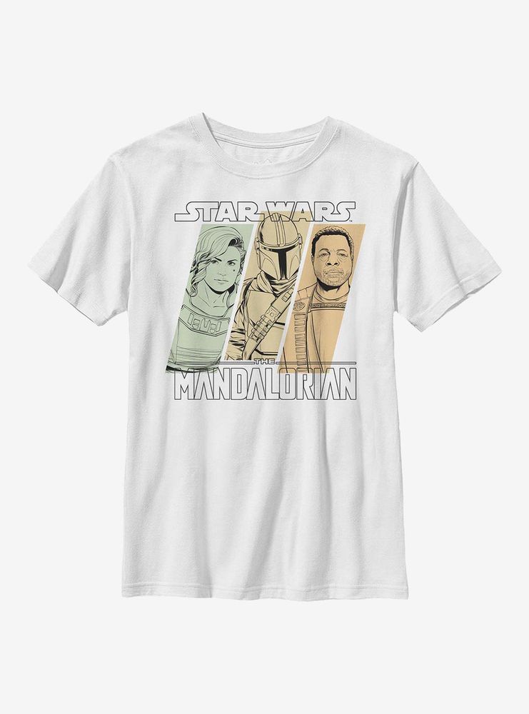 Star Wars The Mandalorian Mando Team Youth T-Shirt
