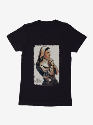The Nun Praying Hands Womens T-Shirt