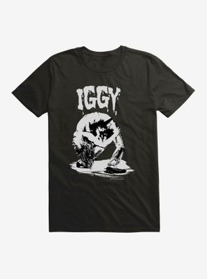 Iggy Pop Stencil Design T-Shirt