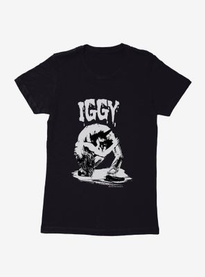 Iggy Pop Stencil Design Womens T-Shirt