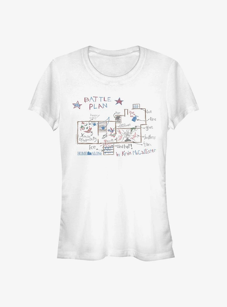 Home Alone Kevin's Plan Girls T-Shirt