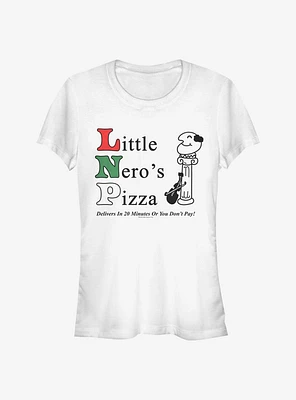 Home Alone Little Nero's Pizza Girls T-Shirt