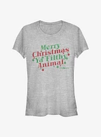 Home Alone Merry Christmas Ya Filthy Animal Girls T-Shirt