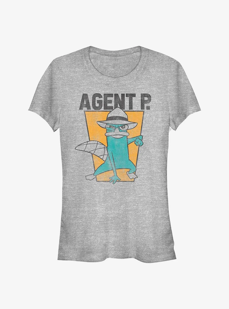 Disney Phineas And Ferb Agent P Girls T-Shirt