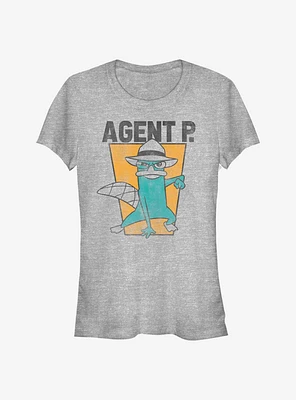 Disney Phineas And Ferb Agent P Girls T-Shirt