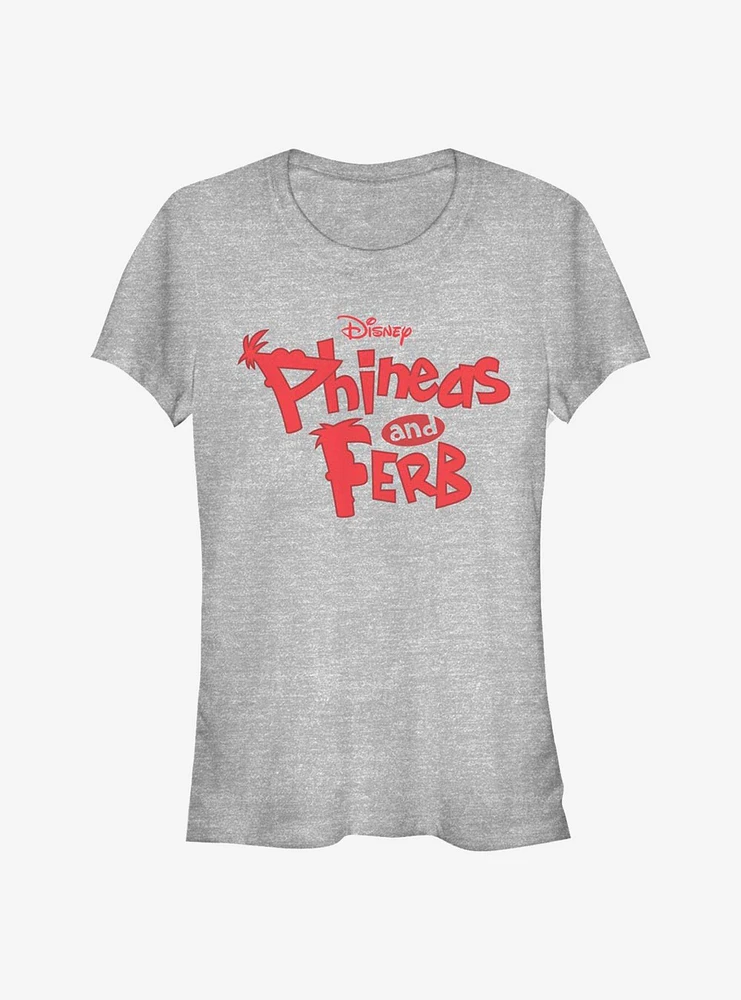 Disney Phineas And Ferb Logo Girls T-Shirt