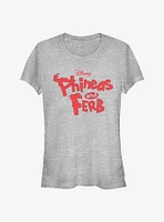 Disney Phineas And Ferb Logo Girls T-Shirt