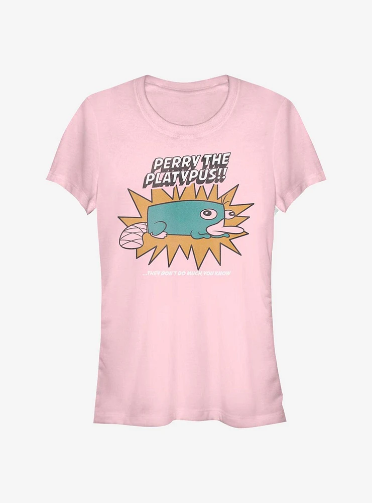 Disney Phineas And Ferb Perry The Platypus Girls T-Shirt