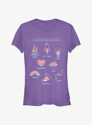 Disney Pixar Soul Personality Traits Girls T-Shirt