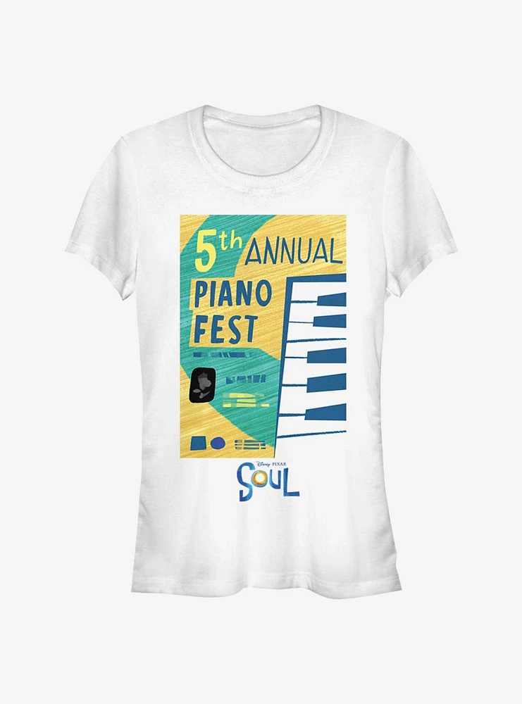 Disney Pixar Soul Piano Fest Girls T-Shirt