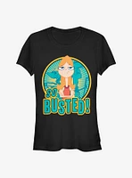 Disney Phineas And Ferb So Busted Girls T-Shirt